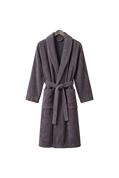 MID-TEX Halat baie, 100% bumbac, 380 GSM, gri, 3XL