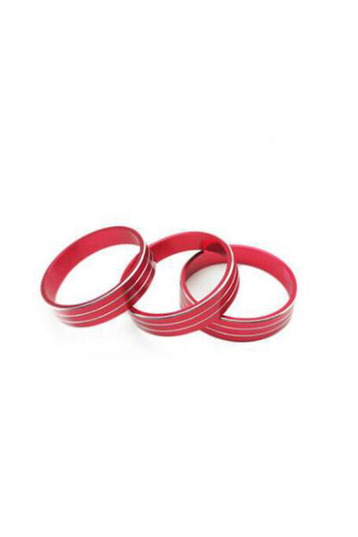 Choice Red 3pcs For Mitsubishi ASX Lancer Outlander Sport RVR Car Accessories...