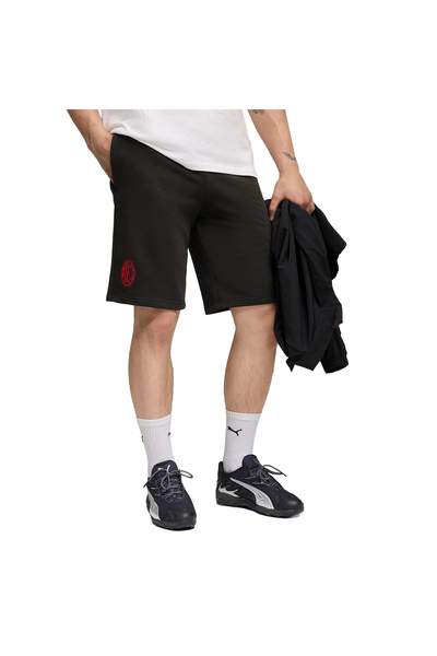 Puma AC Milan FtblEssentials Erkek Siyah Futbol Şort 78258804