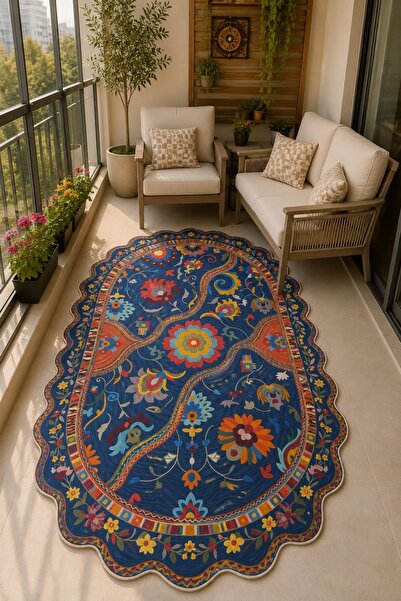 HTC HALI Lazer Kesimli Makinede Yıkanabilir Leke Tutmaz Kaymaz Dijital Baskı ...