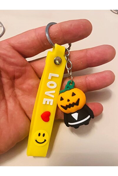 mykhediyevesanatatölyesi Breloc din silicon 3D de Halloween – Model mixt pent...