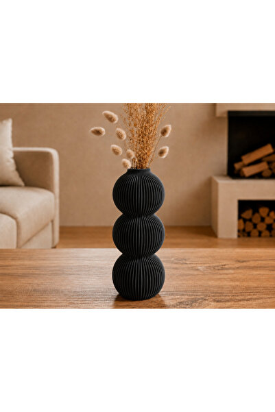 Bezos Vază decorativă modernă cu 3 sfere pentru imprimare 3D - Vază minimalis...