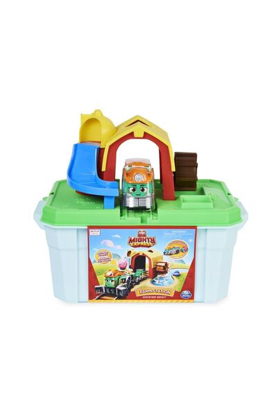 DC COMICS Spin Master Mighty Express: Găleată de Aventură Stație Agricolă (60...