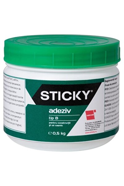 Sticky Adeziv universal PVA, alb – adeziv multifuncțional pentru hârtie, cart...