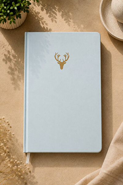 StudyEra Prestige Bullet Journal Defter Açık Mavi 17x24 cm Sert Kapak Dot Gri...