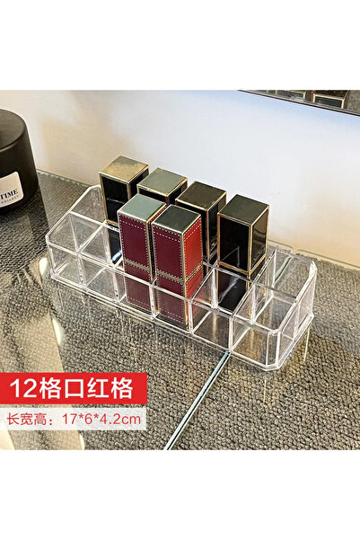 Choice1 12 grids Makeup Organizer Clear Lipstick Storage Box 12/18/36 Grid Li...