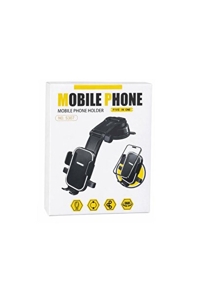 OEM O-LONNIE S307 Βάση Κινητού Αυτοκινήτου με Ρυθμιζόμενα Άγκιστρα / Mobile C...