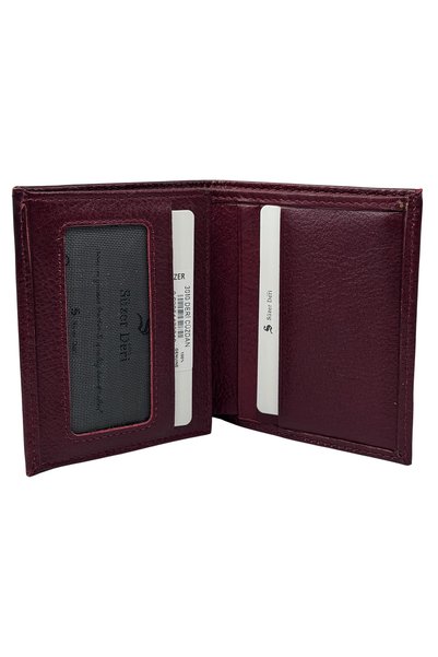 S.S SÜZER DERİ Genuine Leather Vertical Model Multi-Compartment Sports Men's ...