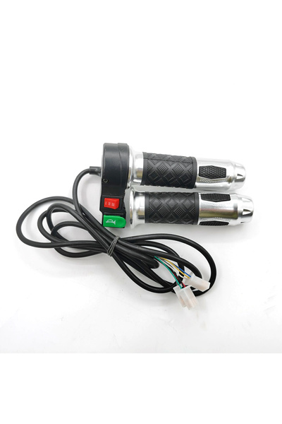 Choice F 12V-72V Universal Handlebar Grips Three Speed Turn Handle Throttle A...