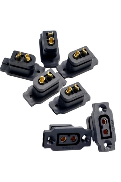 Choice1 Black XT60E-F 7pcs 7PCS XT60E-F Female Plug Connector XT60 Socket Plu...