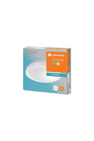 Ledvance 12W LED Plafonyer 3000K Sarı Işık Tavan Armatür Banyo Lambası