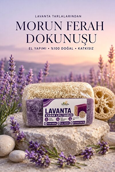 ANADOLU HASAT Doğal Lavanta Kabak Lifli Sabun 110Gr