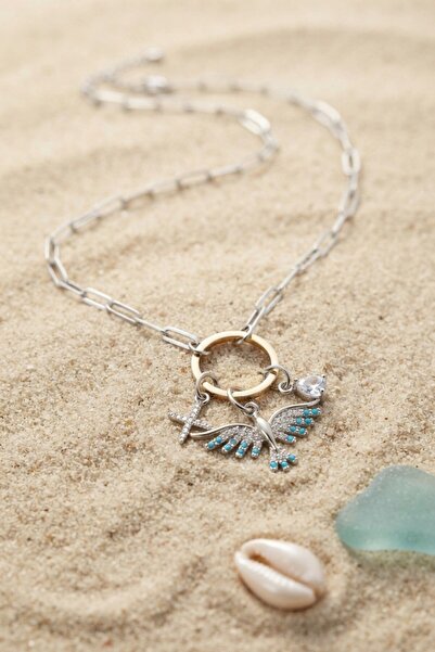 Generic Brand Silver Color Paperclip Chain Phoenix Model Women's Necklace