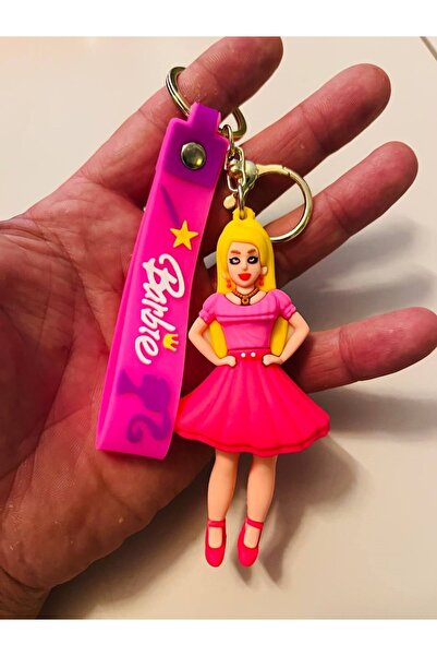 mykhediyevesanatatölyesi Baby Keychain Pink Character Bag & Car Ornament (Mix...