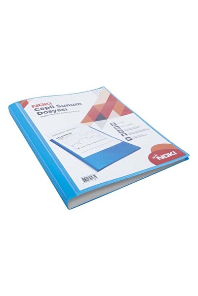 Noki 64160 Presentation File Pocket Folder with 60 Pockets