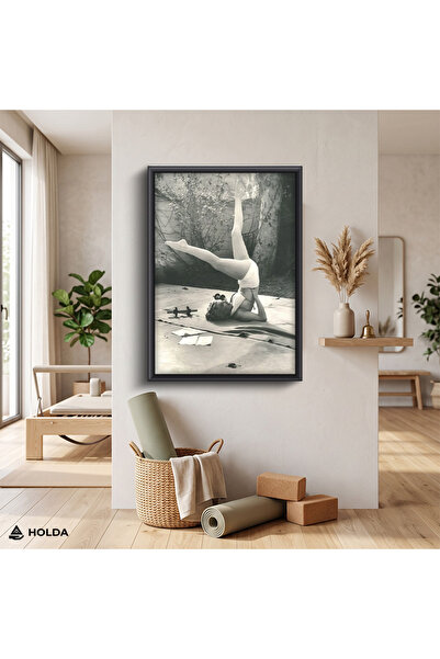 HOLDA Props Siyah Renk Çerçeveli MDF Tablo Marilyn Monroe Spor Figür Tablosu ...