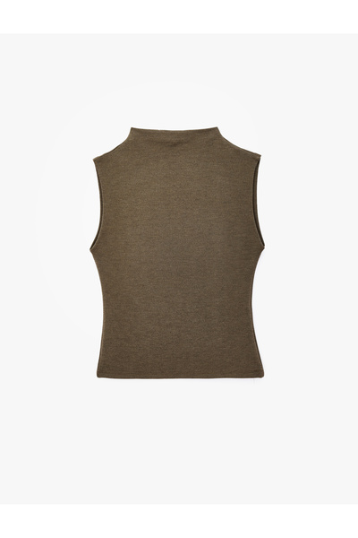 Koton Slim Fit Viscose Blended Sleeveless High Neck Undershirt