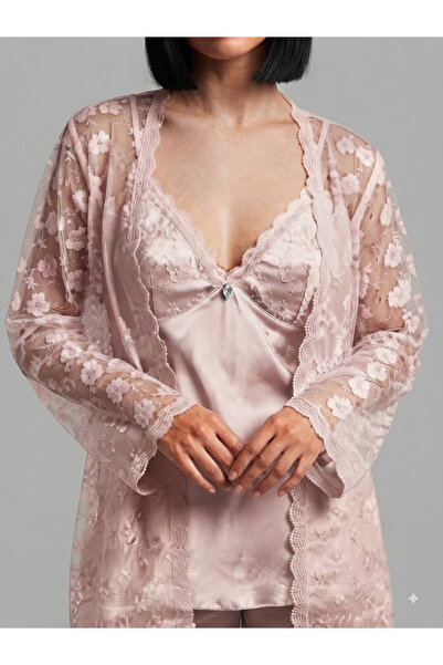 Glowchemy Saten pijama takım