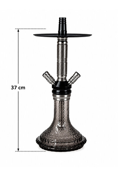 Han Tobacco Dimond 37 CM Çantalı Nargile Seti – Profesyonel Nargile Takımı
