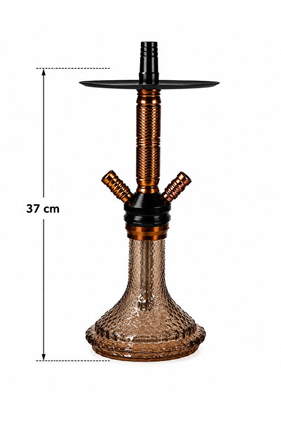 EDS Dimond 37 CM Çantalı Nargile Seti – Profesyonel Nargile Takımı