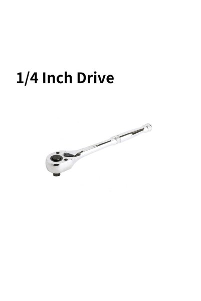 Choice 6.35mm Drive Quick-Release Ratchet Set with Teardrop Head, Full-Polish...