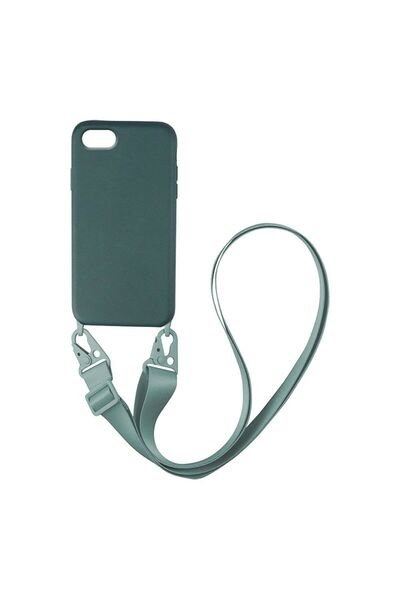 OEM Θήκη Σιλικόνης με Strap CarryHang Sonique Apple iPhone 6/6s Πράσινο Σκούρο