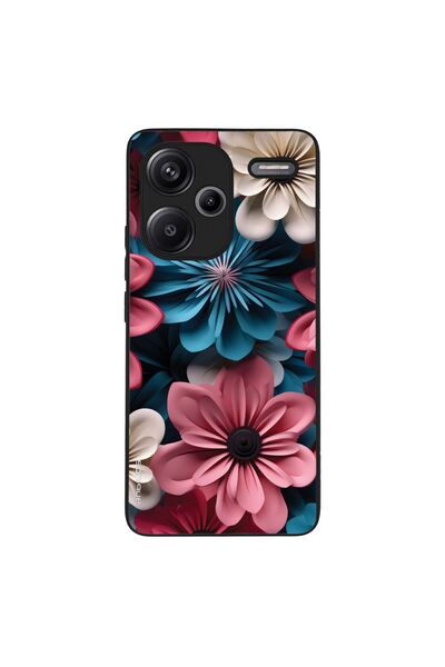 OEM Θήκη Sonique 3D Flower Series για Xiaomi Redmi Note 13 Pro Plus 5G Ροζ 01