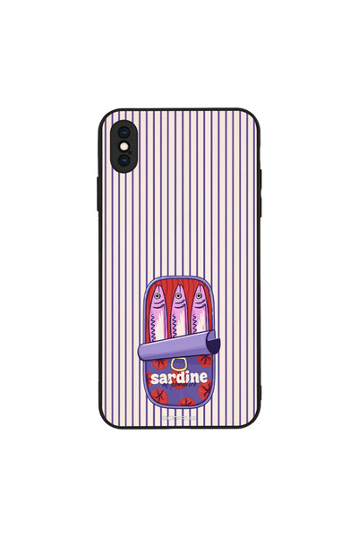 OEM Θήκη Σειράς Sonique Stripe Stories για Apple iPhone XS MAX Σαρδέλα