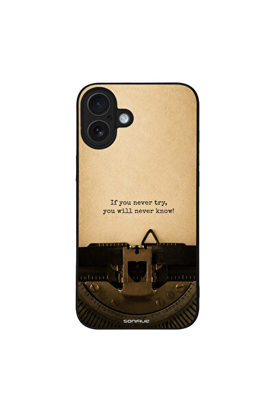 OEM Θήκη Sonique Men's Edition για Apple iPhone 16 Plus Old Letter