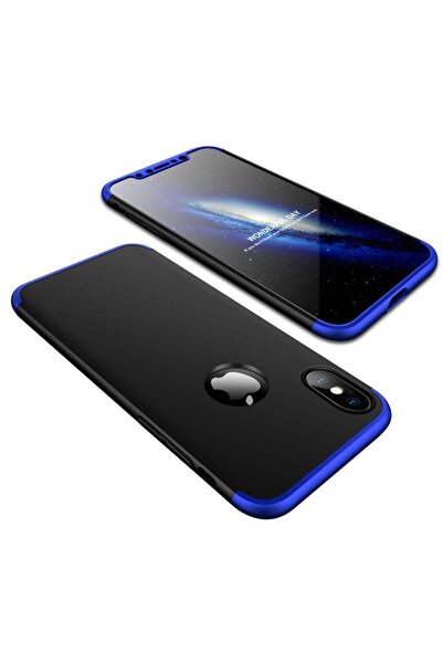 OEM GKK 360 Πλήρης Προστασία Σώματος Apple iPhone 7 / iPhone 8 Μαύρο/Μπλε