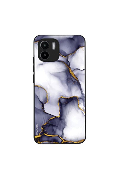 OEM Θήκη Sonique Marble Series για Xiaomi Redmi A1 / Redmi A2 Μωβ Γκρι