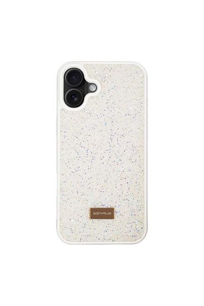 OEM Θήκη Lux Diamond Sonique Apple iPhone 16 Plus Λευκό
