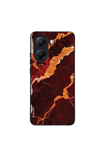 OEM Θήκη Sonique Marble Series για Xiaomi Poco X7 Pro 5G Κόκκινο