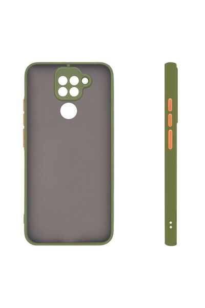 OEM Θήκη Σιλικόνης Color Button Bumper Sonique Xiaomi Redmi Note 9 Πράσινο Αν...