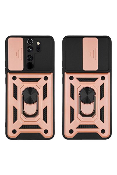 OEM Θήκη Ring Armor CamPro Sonique για Xiaomi Redmi Note 8 Pro Ροζ Χρυσό