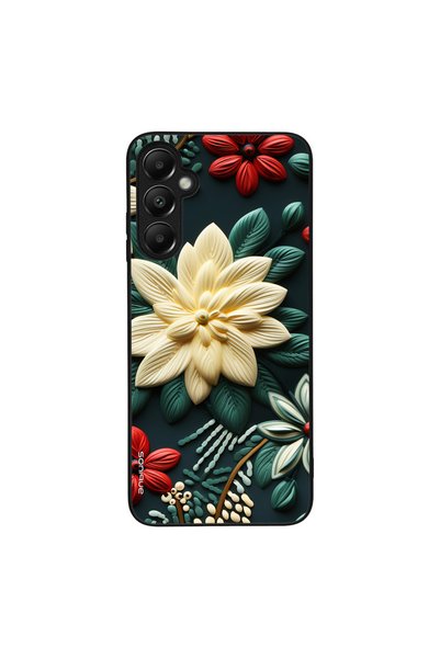 OEM Θήκη Sonique 3D Flower Series για Samsung Galaxy A05s 4G Πράσινο