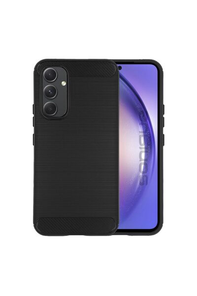 OEM Θήκη Σιλικόνης Sonique Carbon Brushed Samsung Galaxy A54 5G Μαύρο