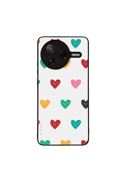 OEM Θήκη Sonique Heart Series για Xiaomi Poco F7 Pro 5G Λευκό 02