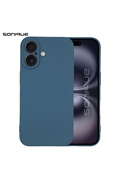OEM Θήκη Σιλικόνης My Colors Sonique Apple iPhone 16 Plus Μπλε Σκούρο