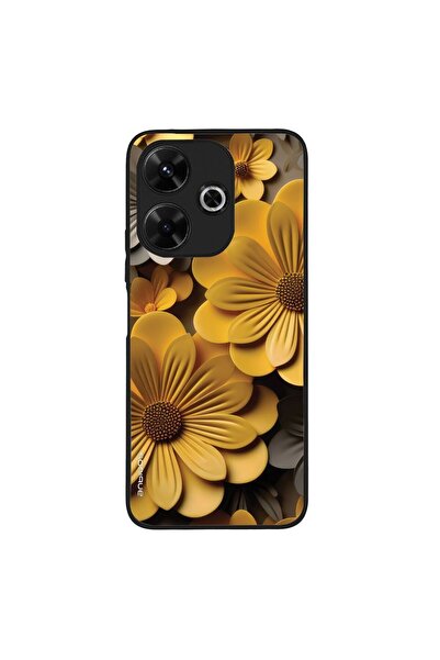 OEM Θήκη Sonique 3D Flower Series για Xiaomi Redmi 13 4G / Poco M6 4G Κίτρινο