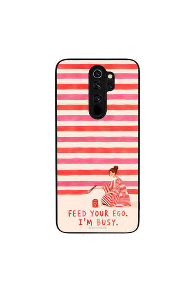 OEM Θήκη Sonique Stripe Stories Series για Xiaomi Redmi Note 8 Pro Feed Your Ego