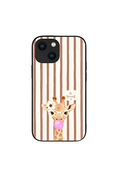 OEM Θήκη Sonique Stripe Stories Series για Apple iPhone 13 Mini Καφέ - Καμηλο...