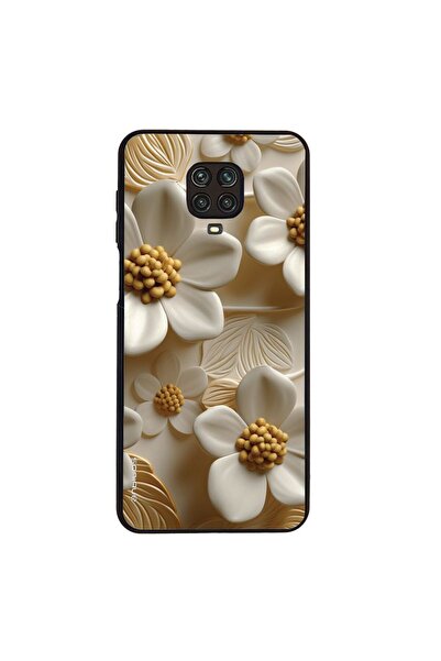 OEM Θήκη Sonique 3D Flower Series για Xiaomi Redmi Note 9S/9 Pro Λευκό