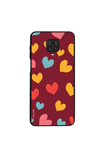 OEM Θήκη Sonique Heart Series για Xiaomi Redmi Note 9S/9 Pro Μπορντώ