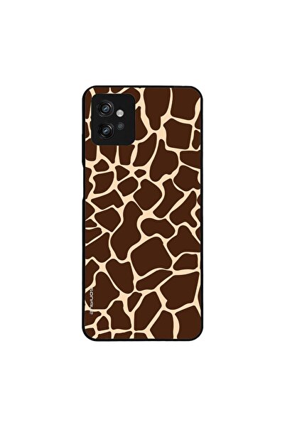 OEM Θήκη Sonique Animal Print Series για Motorola Moto G32 Giraffe 01