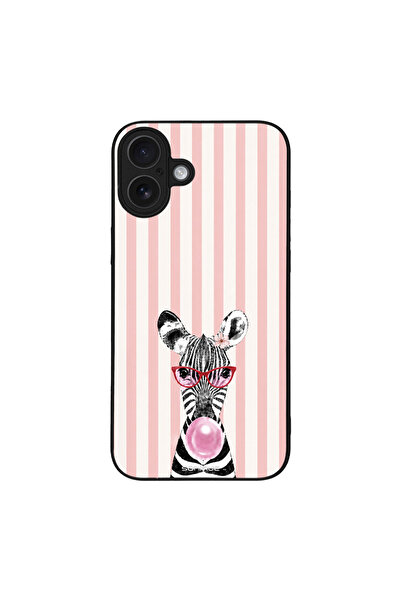 OEM Θήκη Sonique Stripe Stories Series για Apple iPhone 16 Plus Ζέβρα – Τσιχλ...