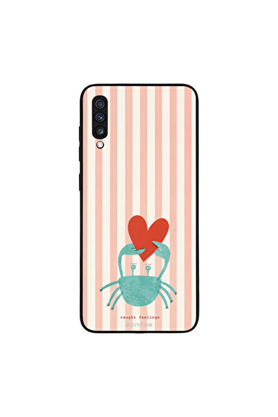 OEM Θήκη Sonique Stripe Stories Series για Samsung Galaxy A70/A70s Καβουράκι
