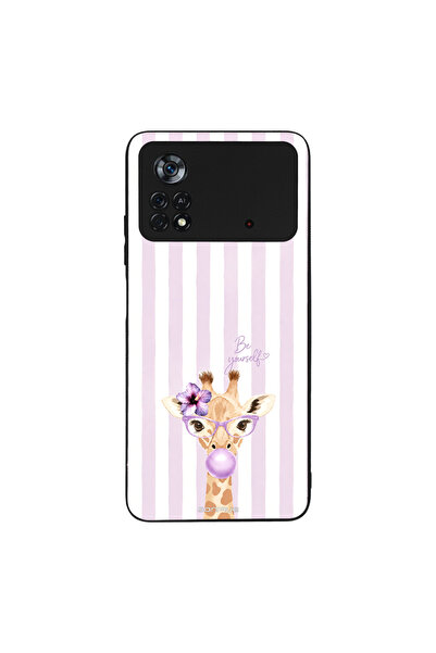 OEM Θήκη Sonique Stripe Stories Series για Xiaomi Poco X4 Pro 5G Λιλά- Καμηλο...