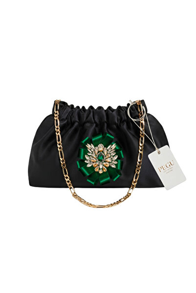 pegu baby collection Black Satin Royale Series Handmade Custom Design Drawstr...