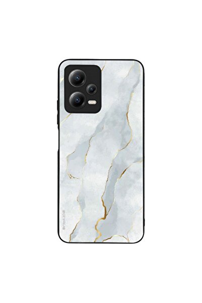 OEM Θήκη Sonique Marble Series για Xiaomi Redmi Note 12 5G / Poco X5 5G Λευκό 01